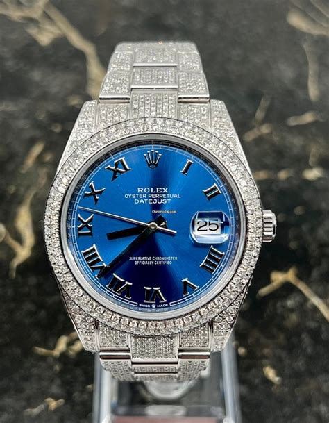 iced rolex replica reddit|rolex datejust iced out 41mm.